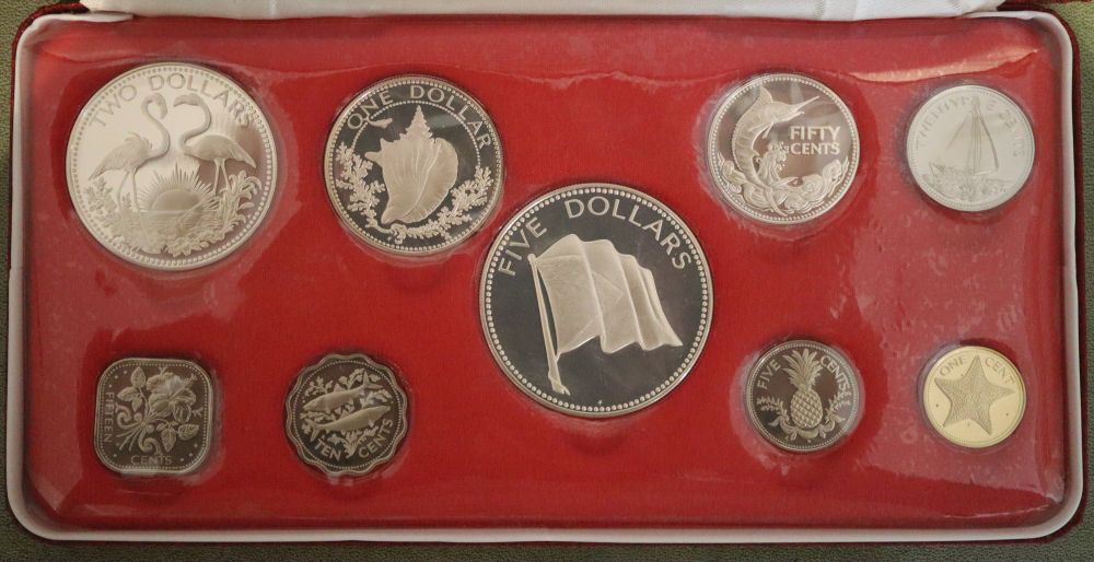 A Commonwealth Bahamas proof set, boxed